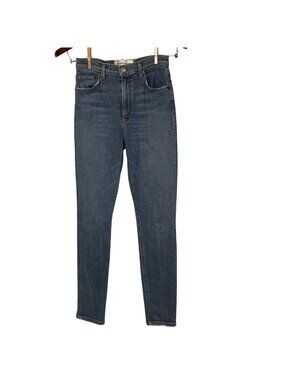 Reformation High & Skinny Jeans Blue LY358 Sz 28